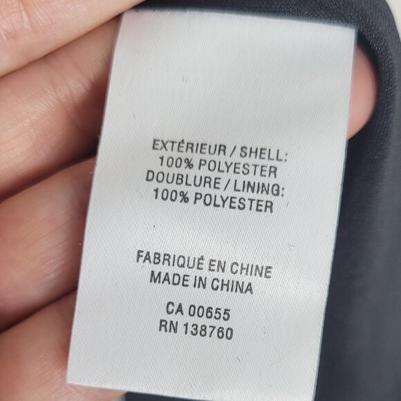 Reitmans Women's Black & White Floral Cap Sleeve V-Neck Wrap Midi Dress - Picture 9 of 12